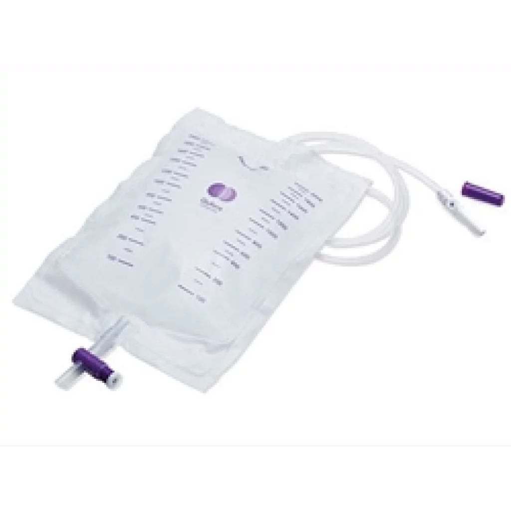 Urinpose steril, 2000ml, 120cm. slange