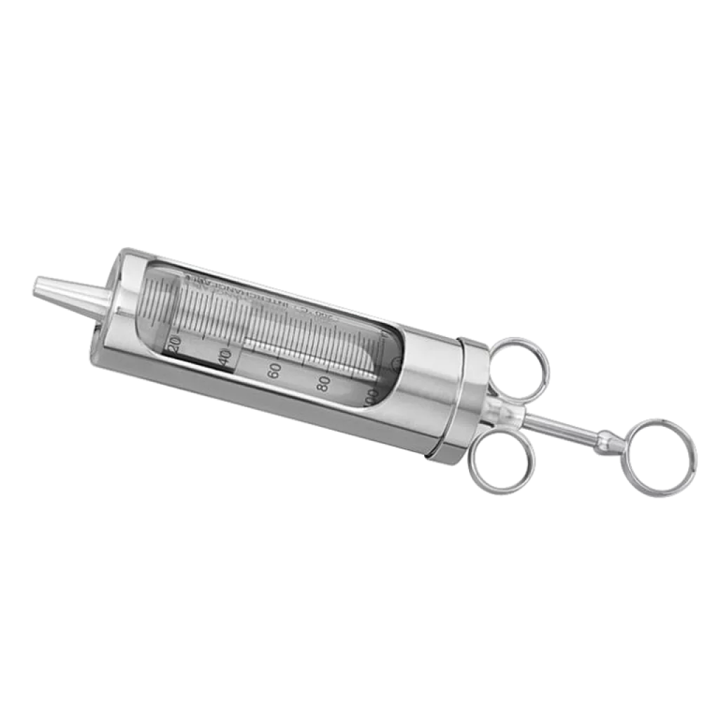 ØRESPRØYTE GLASS 100 ml (metall m/glassylinder)