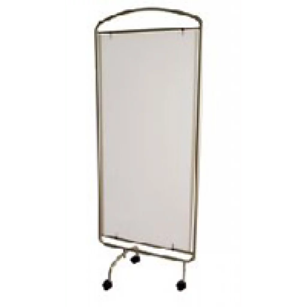 SKJERMVEGG 100 cm. m/fast plate - høyde 175 cm.