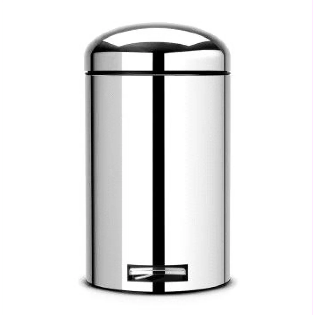 AVFALLSBØTTE BRABANTIA Retro bin 12 liter brilliant steel