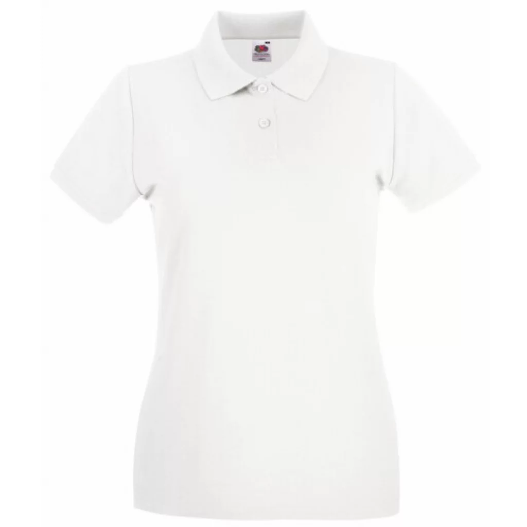 Pique, dame, hvit, 3XL