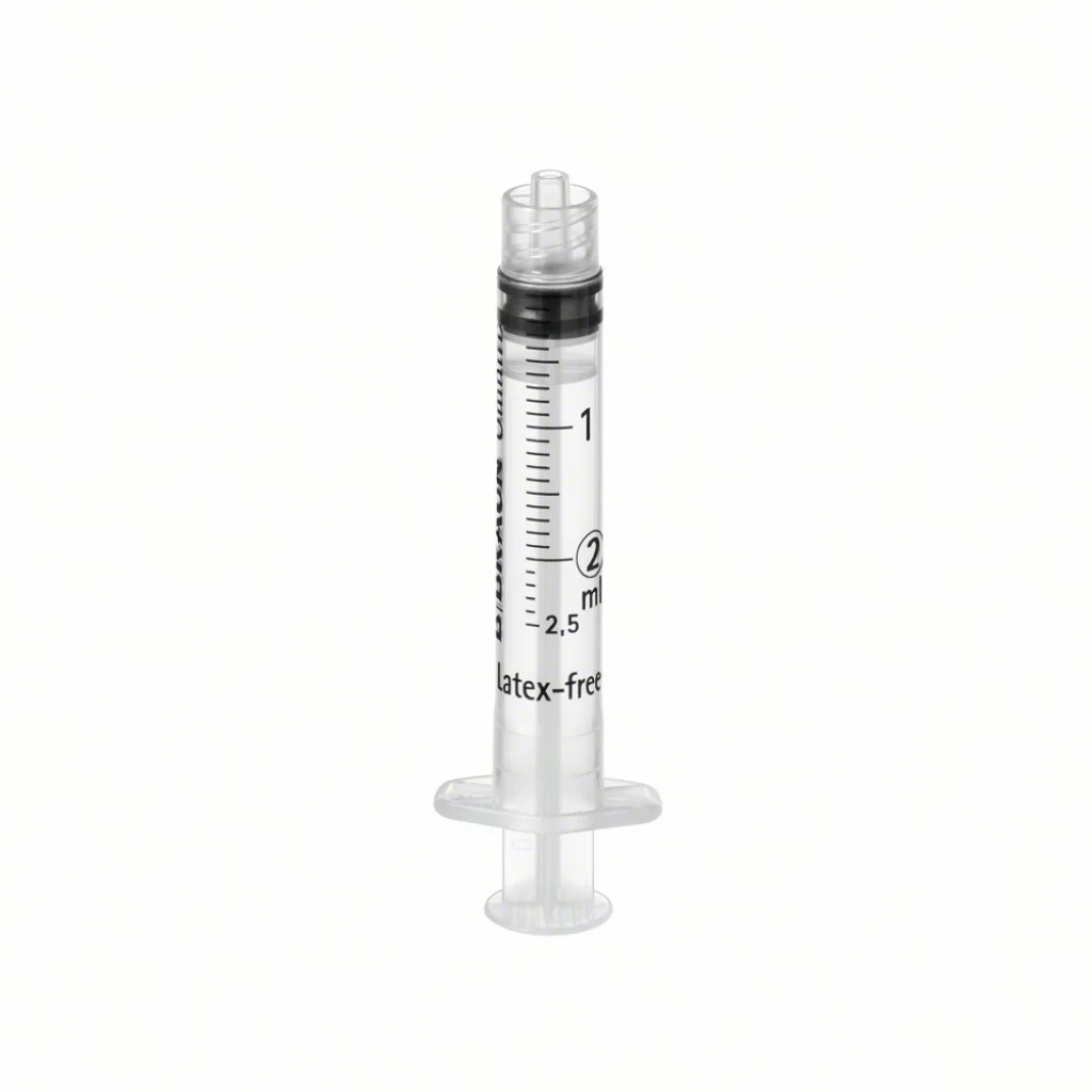 SPRØYTER OMNIFIX 2 ml Luer Lock, 3-komponent