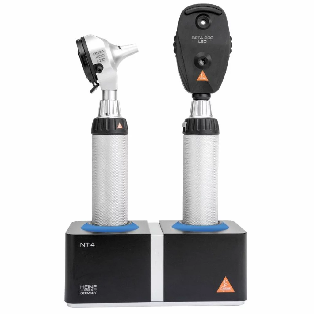 OTO/OFTALMOSKOP BETA 400/200 LED+NT4 bordlader m/2xBETA4 NT håndtak A-153.24.422