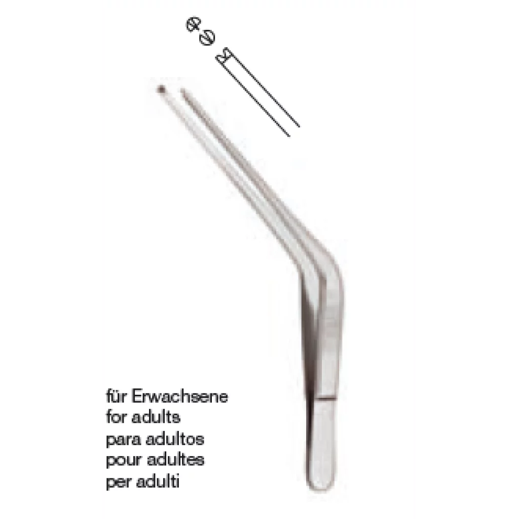 ØREPINSETT TROELTSCH knebøyd 13cm kirurgisk 1x2 tenner